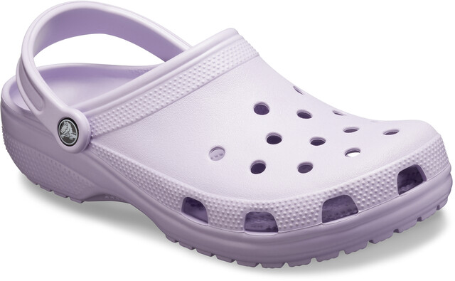 lavender crocs with fur